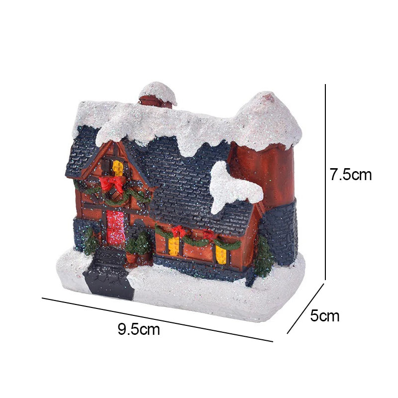 Christmas House Light Decorations For Home Ornaments Kids Xmas Gift New Year 2024 Navidad Decor Bedroom Night Light With Battery