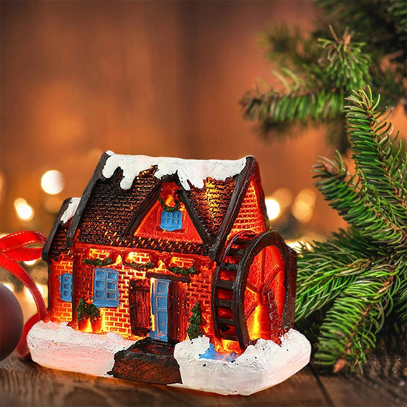 Christmas House Light Decorations For Home Ornaments Kids Xmas Gift New Year 2024 Navidad Decor Bedroom Night Light With Battery