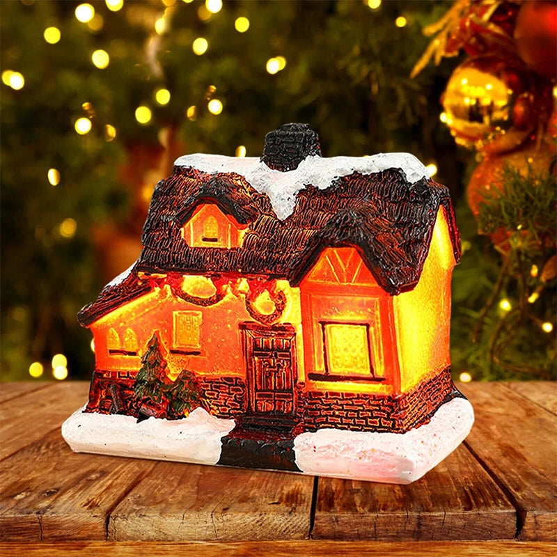 Christmas House Light Decorations For Home Ornaments Kids Xmas Gift New Year 2024 Navidad Decor Bedroom Night Light With Battery