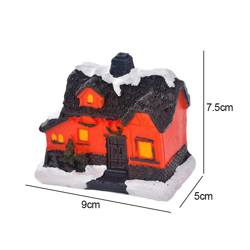 Christmas House Light Decorations For Home Ornaments Kids Xmas Gift New Year 2024 Navidad Decor Bedroom Night Light With Battery