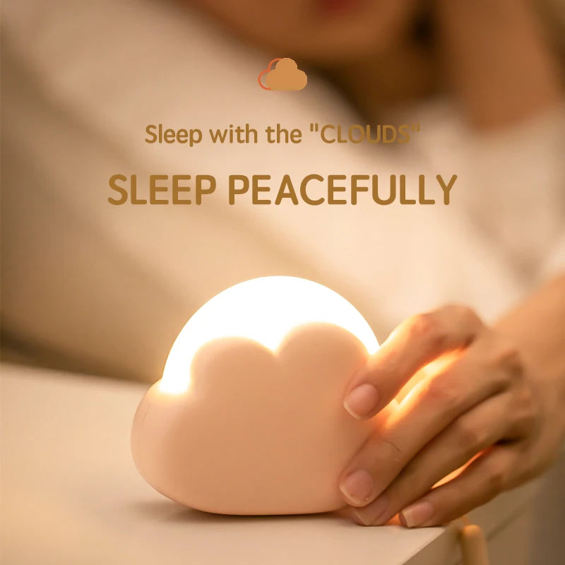 Cloud Night Light Led Mini Ornament Table Lamp Reading Lights Night Warm Soft Lighting For Bedroom Desktop