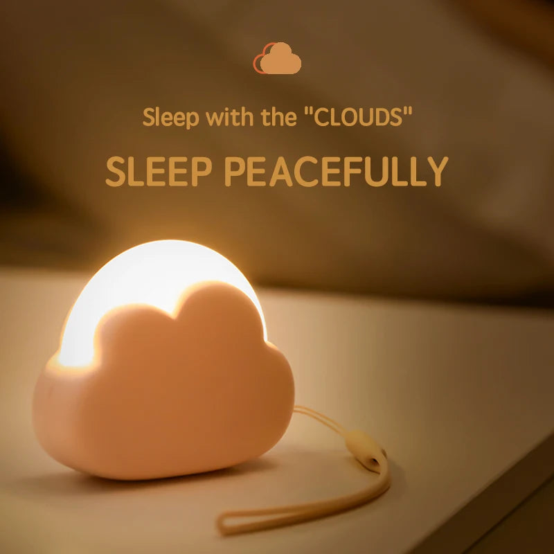 Cloud Night Light Led Mini Ornament Table Lamp Reading Lights Night Warm Soft Lighting For Bedroom Desktop