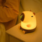 Cute Capybara Light Night Lights USB Rechargeable Capybara Shape Touch Control Soft Silicone Lamp for Kids Adult Gifts