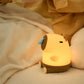 Cute Capybara Light Night Lights USB Rechargeable Capybara Shape Touch Control Soft Silicone Lamp for Kids Adult Gifts