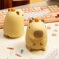 Cute Cartoon Capybara Silicone Night Light USB Rechargeable Timing Dimming Sleep Night Lamp for Children's Room Decor