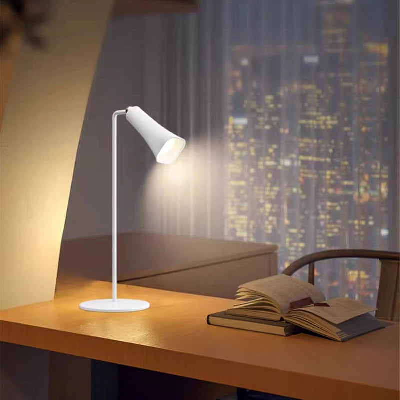 Desk Lamp Hanging Magnetic Table Lamp LED USB Rechargeable Stepless Dimming Cabinet Closet Wardrobe Night Light