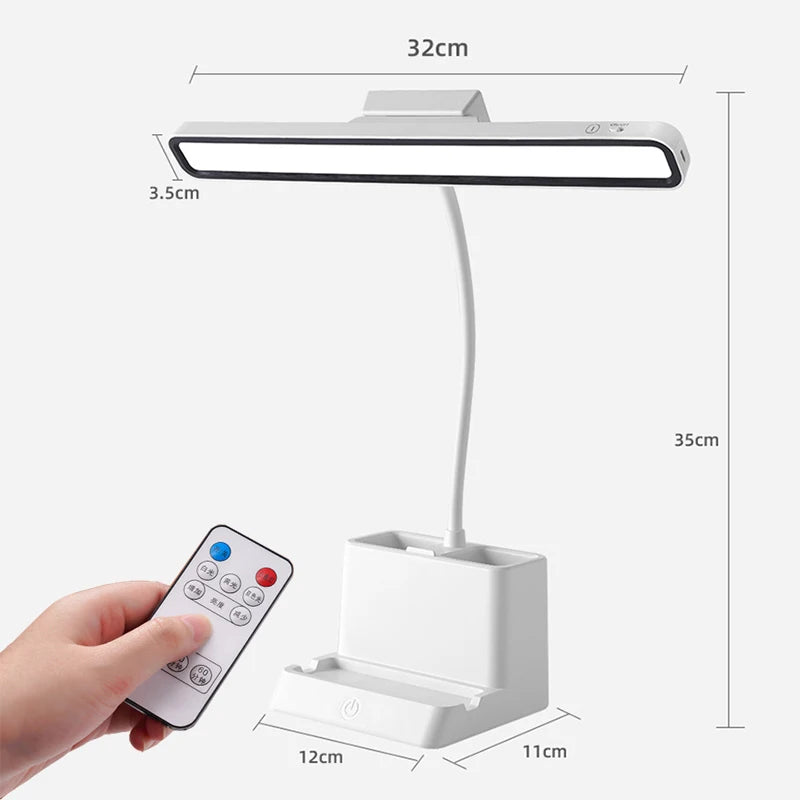 Desk Lamp LED USB Rechargeable Light Stepless Dimming Table Lamp Hanging Magnetic Bedroom Night Lamp Reading Table Lamps