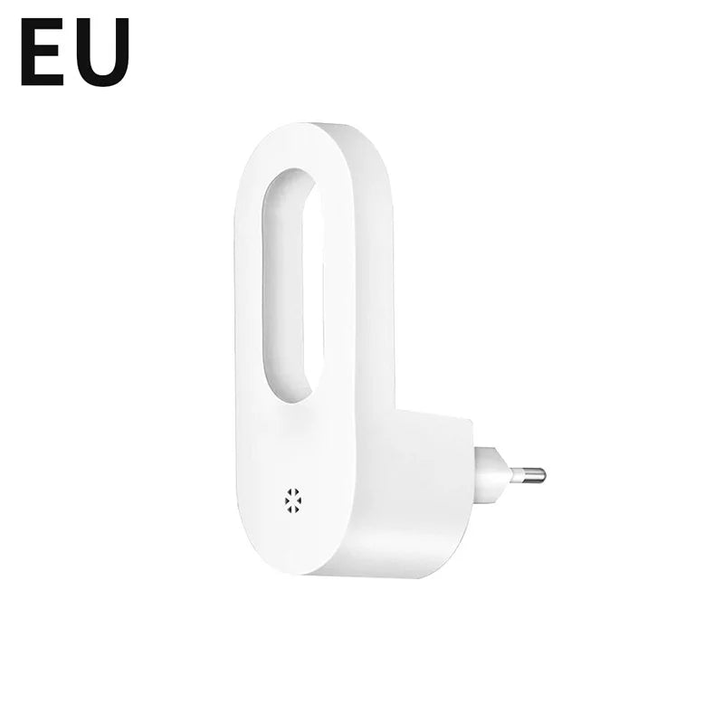 EU/US Plug Wall Night Light Socket With Twilight Sensor 1/2 Pcs Warm White Lamp Energy Saving For Kids Room Bedroom