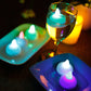 Floating Water Candles Flameless Flickering LED Light Romantic Electronic Lamp for Wedding Party Bathtub Pool Velas Decorativas