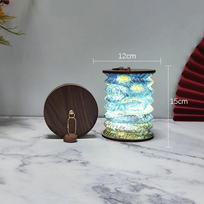 Foldable Table Lamp Touch Dimmable LED Portable Lantern Light USB Rechargeable Tent Read Bedroom Bedside Lantern Night Light