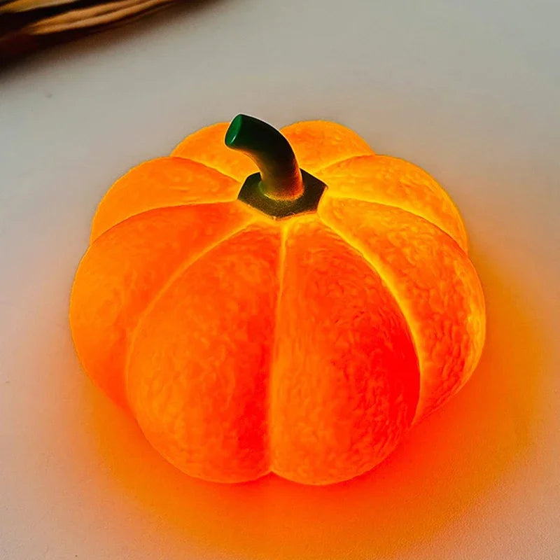 Halloween Decorative Night Light Bedroom Dormitory Creative Bedside Pumpkin Lights Eye Protection Deco Night Lamp