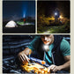 High Strong Power LED Flashlights Tactical Emergency Spotlights Telescopic Zoom Built-in Battery USB Rechargeable Camping Torch