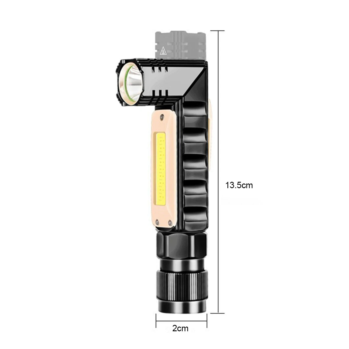 High Strong Power LED Flashlights Tactical Emergency Spotlights Telescopic Zoom Built-in Battery USB Rechargeable Camping Torch