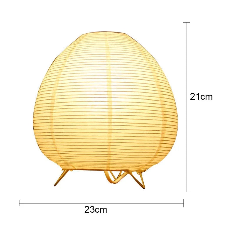 Japanese Rice Paper Lantern Led Table Lamp Living Room Bedroom Bedside Study Hotel Homestay Art Creative Decor Tripod Floor Lamp