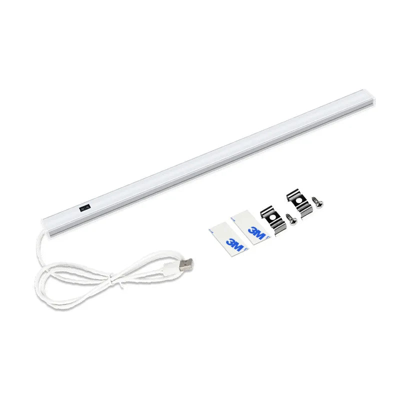 LED Cabinet Light PIR Motion Hand Sweep Sensor Night Lights USB Plug 30/40/50CM Kitchen Bedroom Closet Bedside Night Lamp