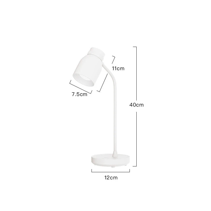 LED Desk Lamp 3 Levels Dimmable Touch Night Light USB Rechargeable Eye Protection Foldable Table Lamp For Bedroom Bedside Desk