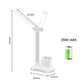 LED Desk Lamp 3 Levels Dimmable Touch Night Light USB Rechargeable Eye Protection Foldable Table Lamp For Bedroom Bedside Desk