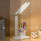 LED Desk Lamp 3 Levels Dimmable Touch Night Light USB Rechargeable Eye Protection Foldable Table Lamp For Bedroom Bedside Desk