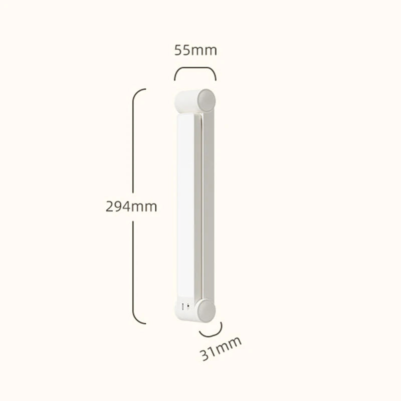 LED Folding Desk Lamp Reading Eye Protection Dimming Lighting Table Lamps Bedside Living Bedroom Charging Night Light