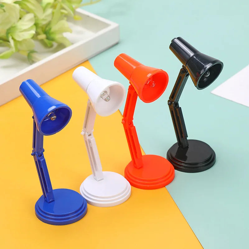 LED Mini Desk Lamp Foldable Magnetic Night Light Bedroom Study Reading Book Lamps With Clip Eye Protection Bedside Lights