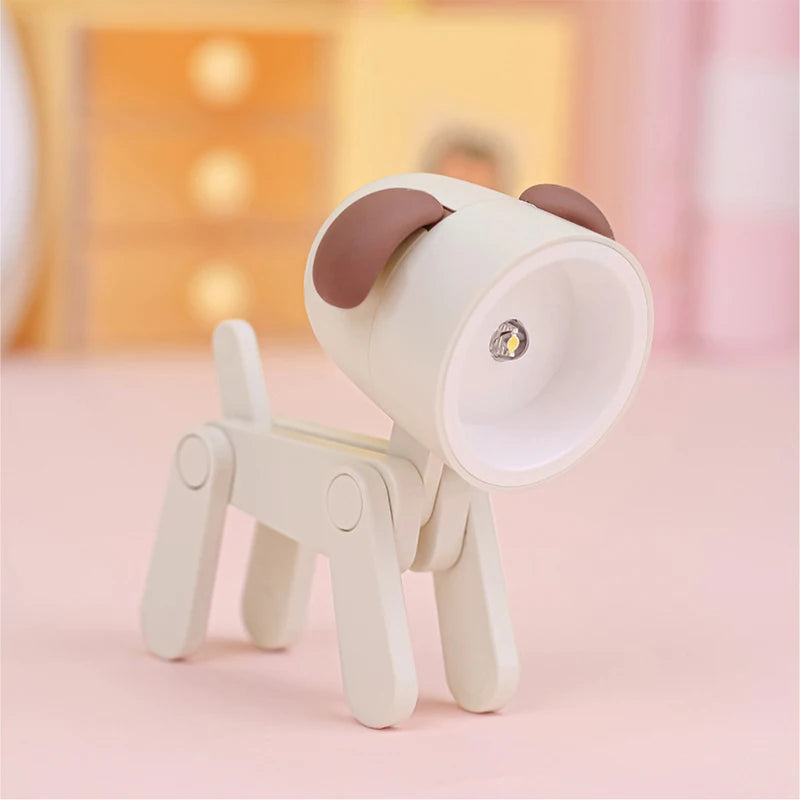 LED Mini Night Light Phone Bracket Cute Table Decoration Lights For Christmas Children Gifts Bedside Table Desk Reading Lamp