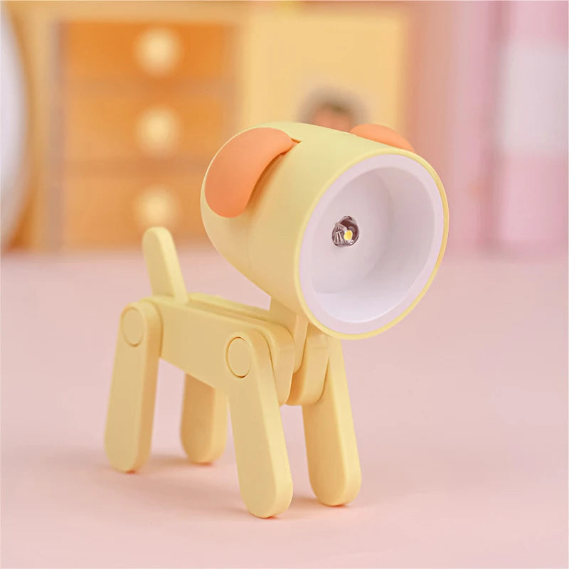 LED Mini Night Light Phone Bracket Cute Table Decoration Lights For Christmas Children Gifts Bedside Table Desk Reading Lamp