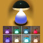 LED Mushroom Small Table Lamp Portable USB Charging Dimmable Flower Bud Lamp Bedroom Bedside Lamp