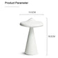 LED Mushroom Table Lamp Rechargable Night Light Portable USB Charging Touch Bedside Table Lamp Living Room Decoration Lamp