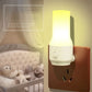 LED Night Light Indoor Wall Lamp EU US Plug-In Bedroom Bedside lamp With Switch Reading Book Light Dimming 2 colors Light