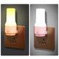 LED Night Light Indoor Wall Lamp EU US Plug-In Bedroom Bedside lamp With Switch Reading Book Light Dimming 2 colors Light