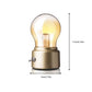 LED Night Light USB Charging Bulb Lamp Desktop Office Light Retro Bulb Shape Night Light For Baby Room Bedroom Corridor Lamp