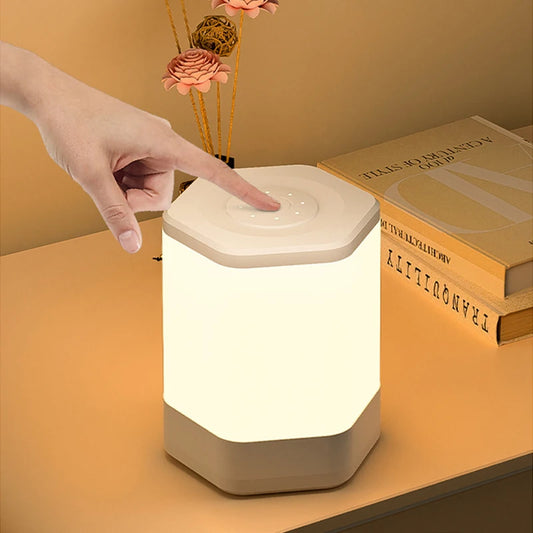 LED Night Light USB Charging Lamp Night Feeding Lights Human Touch Control Light For Bedroom Bedside Table Lighting