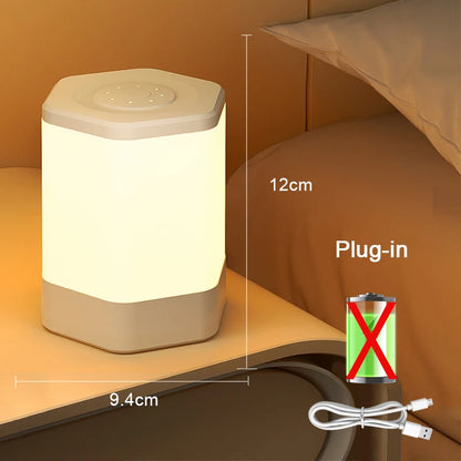 LED Night Light USB Charging Lamp Night Feeding Lights Human Touch Control Light For Bedroom Bedside Table Lighting