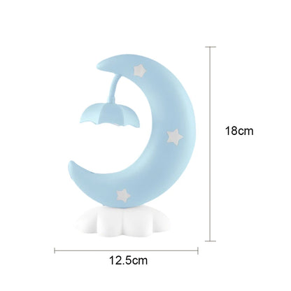 LED Night Lights Bedside Moon Charging Desktop Night Lamps Bedroom Bedside Lithting Decoration Touch Reading LED Table Lamps