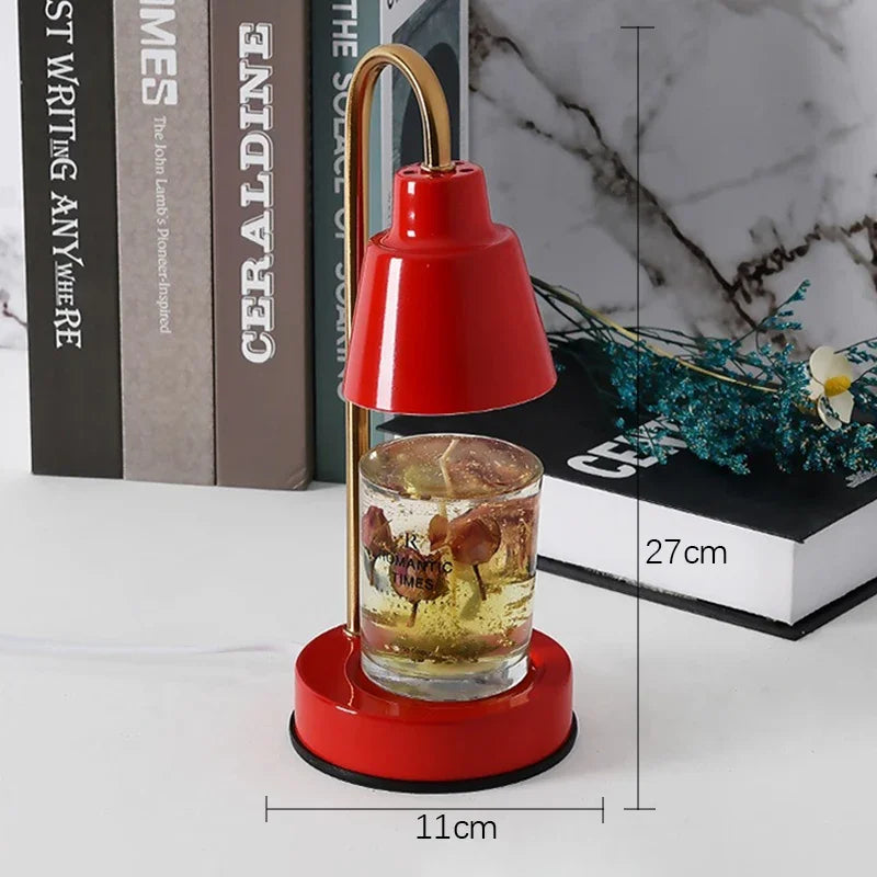 LED Nordic Aromatherapy Wax Melting Lamp EU/UK Adjustable Interior Furniture Home Bedroom Desk Decor Scented Candle Table Lamp