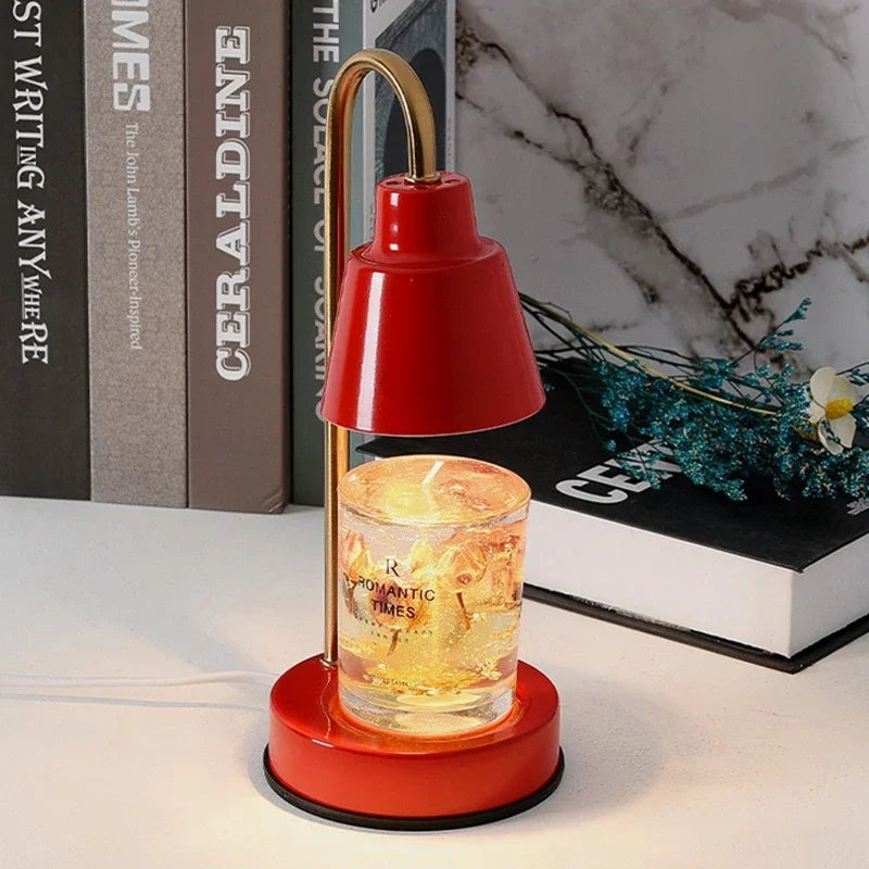 LED Nordic Aromatherapy Wax Melting Lamp EU/UK Adjustable Interior Furniture Home Bedroom Desk Decor Scented Candle Table Lamp