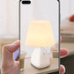 LED Small Table Lamp Portable USB Charging Dimmable Flower Bud Lamp Bedroom Bedside Lamp