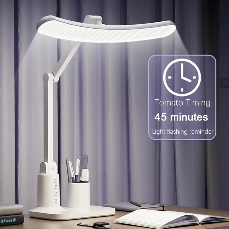 LED Table Lamp Eyes Protection Touch Dimmable Led Table Lamp Dormitory Bedroom Reading USB Rechargable Desk Lamp