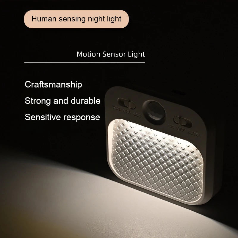 Night Light Motion Sensor With LED Light Rechargeable Lamps Children'S Night Light Wireless Night Lamp For Bedside Table Bedroom