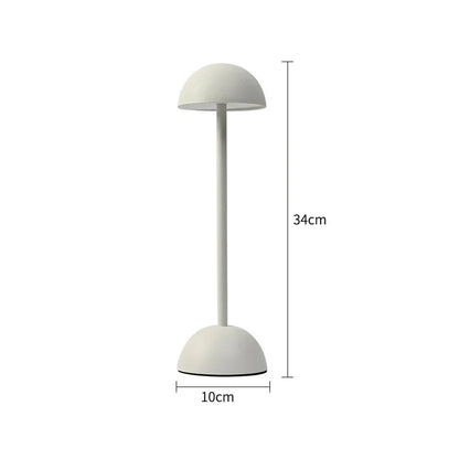 Nordic LED Mushroom Table Lamp Touch USB Rechargeable For Fixture Home Bedroom Dorm Study Bedside Desk Decoration Night Light