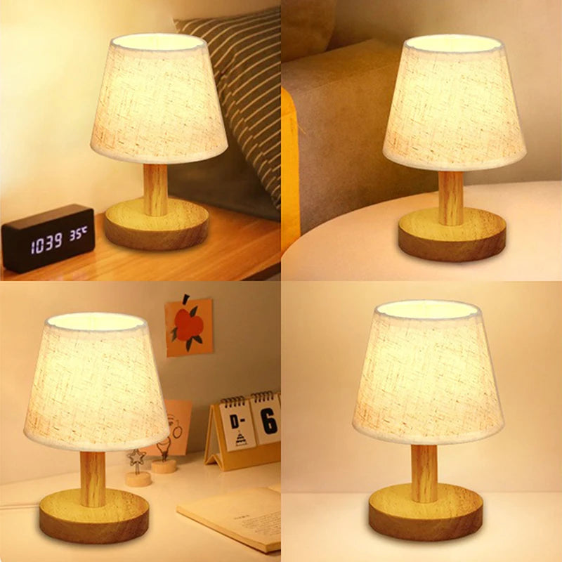 Nordic Pleated Table Lamp DIY Foldable 5V USB 220V Art Atmosphere Bedroom Bedside Night Light Home Decorate