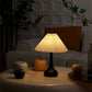 Nordic Pleated Table Lamp DIY Foldable 5V USB 220V Art Atmosphere Bedroom Bedside Night Light Home Decorate