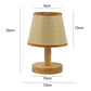 Nordic Pleated Table Lamp DIY Foldable 5V USB 220V Art Atmosphere Bedroom Bedside Night Light Home Decorate