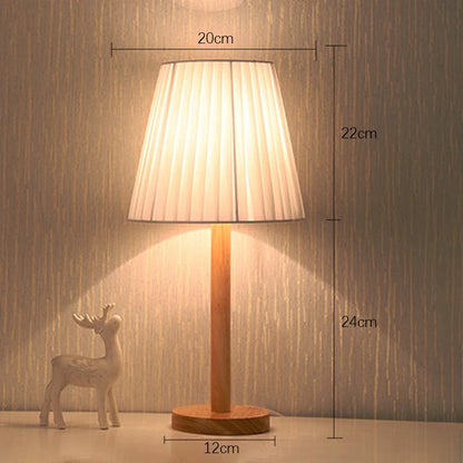 Nordic Pleated Table Lamp DIY Foldable 5V USB 220V Art Atmosphere Bedroom Bedside Night Light Home Decorate