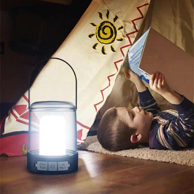 Portable Camping Tent Light Outdoor Rechargeable USB Candle Flame Camping Lamp Led Lighting Simplicity Camping Lighting Fixtures