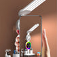 Rechargeable Table Lamp for Study, Desk Lamp Reading Light Led Table Light with Fan, Led Clock Dispaly Reading Lamp