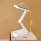 Solar Powered Foldable Desk Lamps Also USB Charging Rechargeable Eye Protection Reading Lights Bedside Dimmable Night Lighting