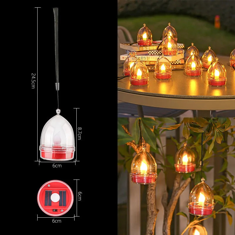 Solar Tea Light Led Candles Flameless Outdoor Waterproof Solar Tea Lights Rechargeable Candles for Party Garden Home Decor