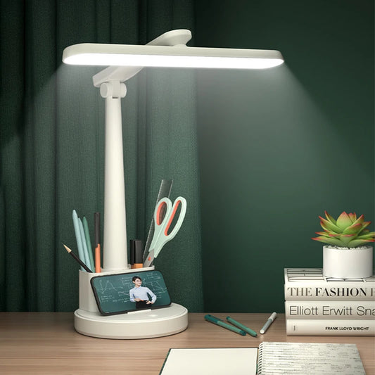 Table Lamp LED Rechargeable Foldable Eye Protection Children Student USB Desk Lamp With Charge Battery Bedroom Bedside Lighting