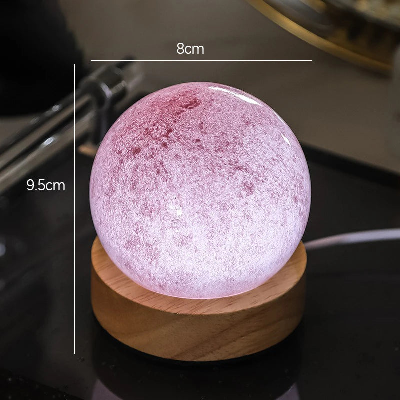 Unique 3D Crystal Ball Lamp With Galaxy and Planetary Projections USB Night Light For Cozy Atmosphere Plasma Ball